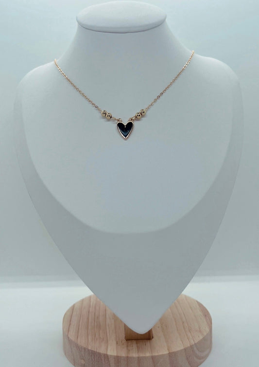 Black Heart Necklace.