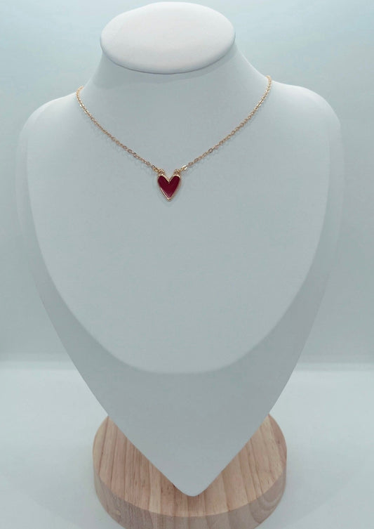 Red Heart Necklace.